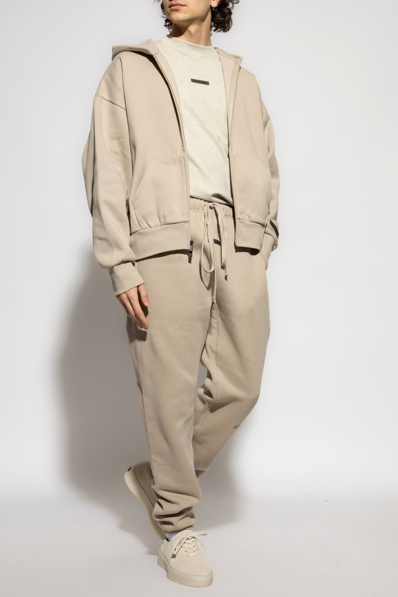Beige Sweatshirt with logo Fear Of God Essentials - Vitkac AS